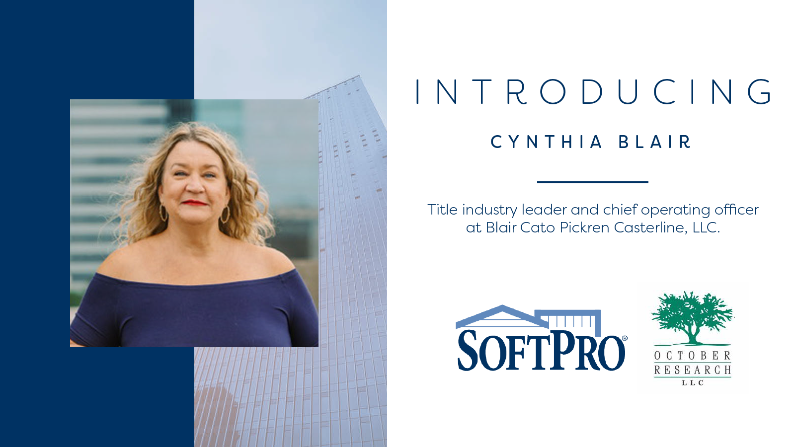 Meet Cynthia Blair — Trendsetters | SoftPro Blog